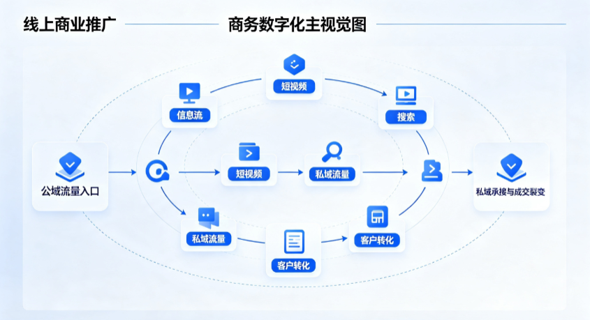 灵山县线上商业推广怎么做？全域流量闭环搭建与低成本转化实战指南